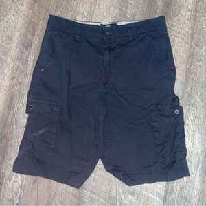 Men’s Beverly Hills Polo Club 97% Cotton Black Cargo Shorts Size 32